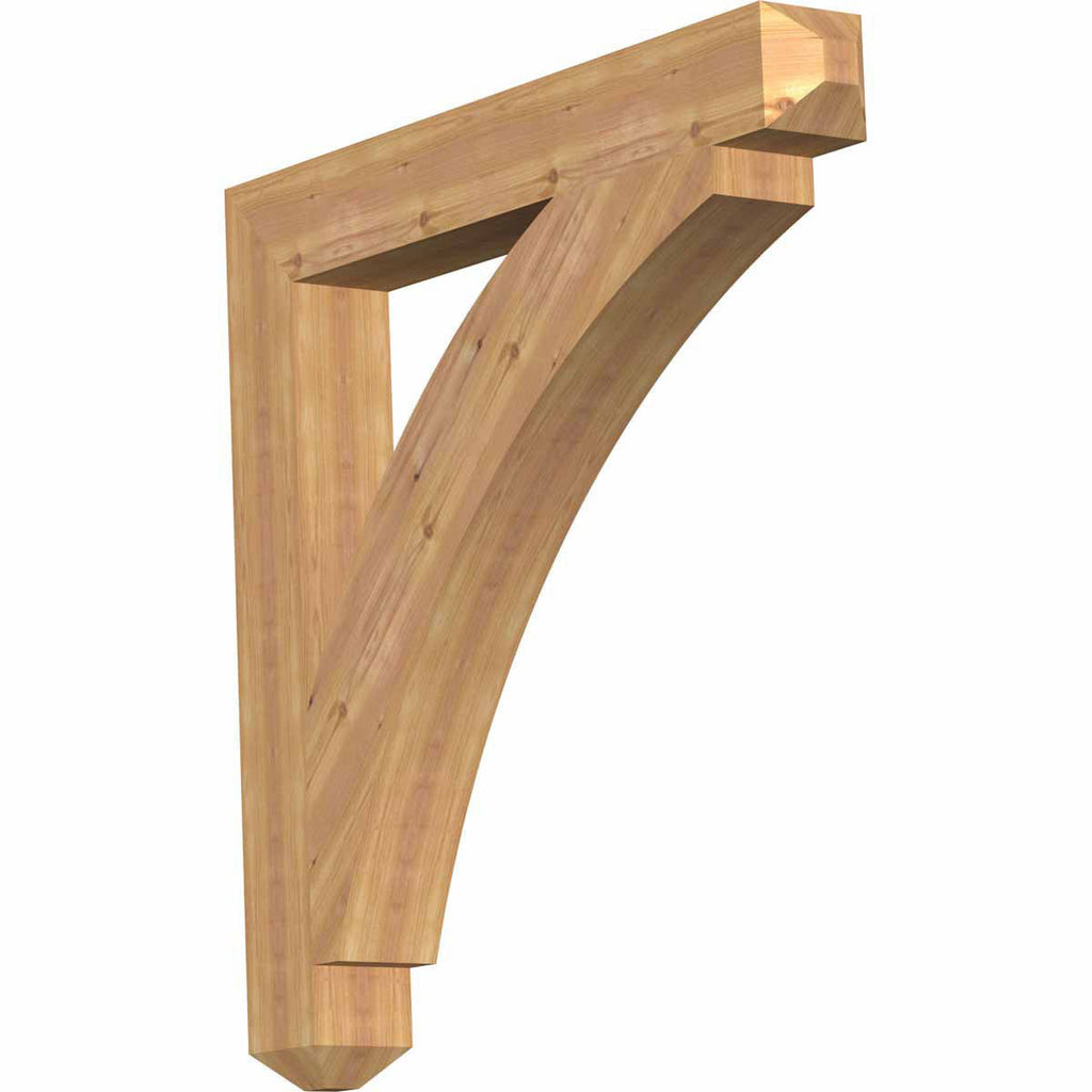 Western Red Cedar Craftsman Smooth Bracket B984