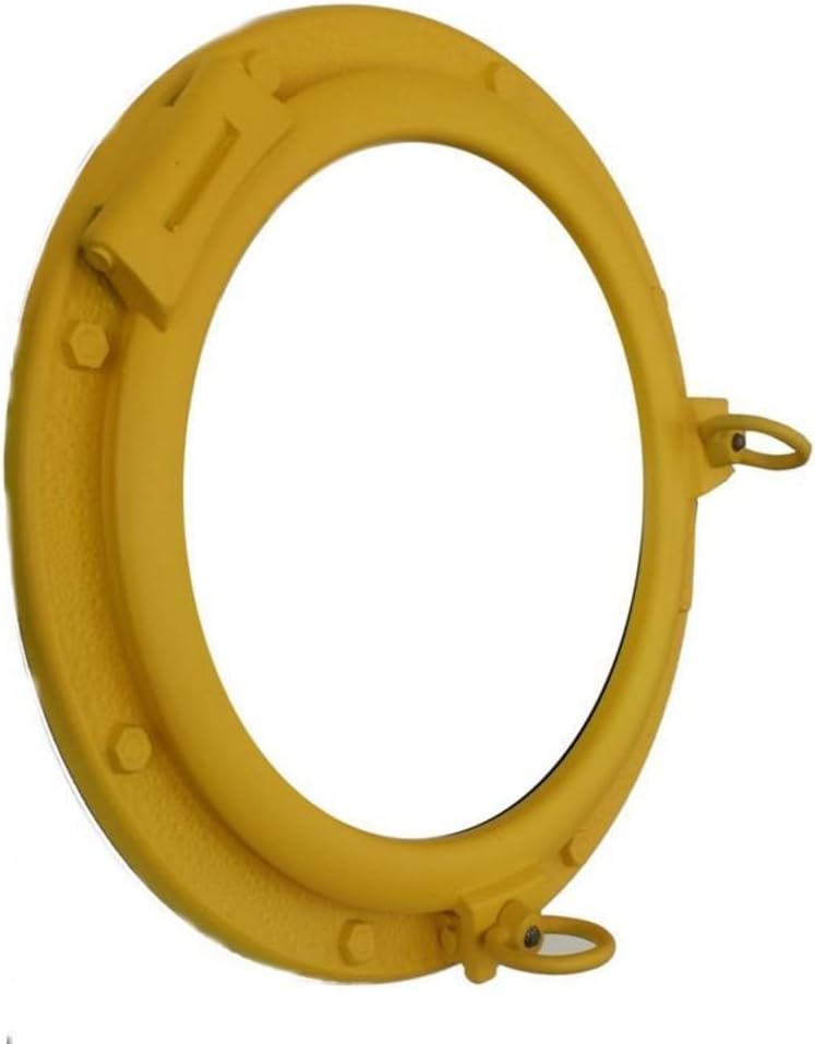Yellow Ship Porthole Window 15 Wall Decoration Pack of 2 B934