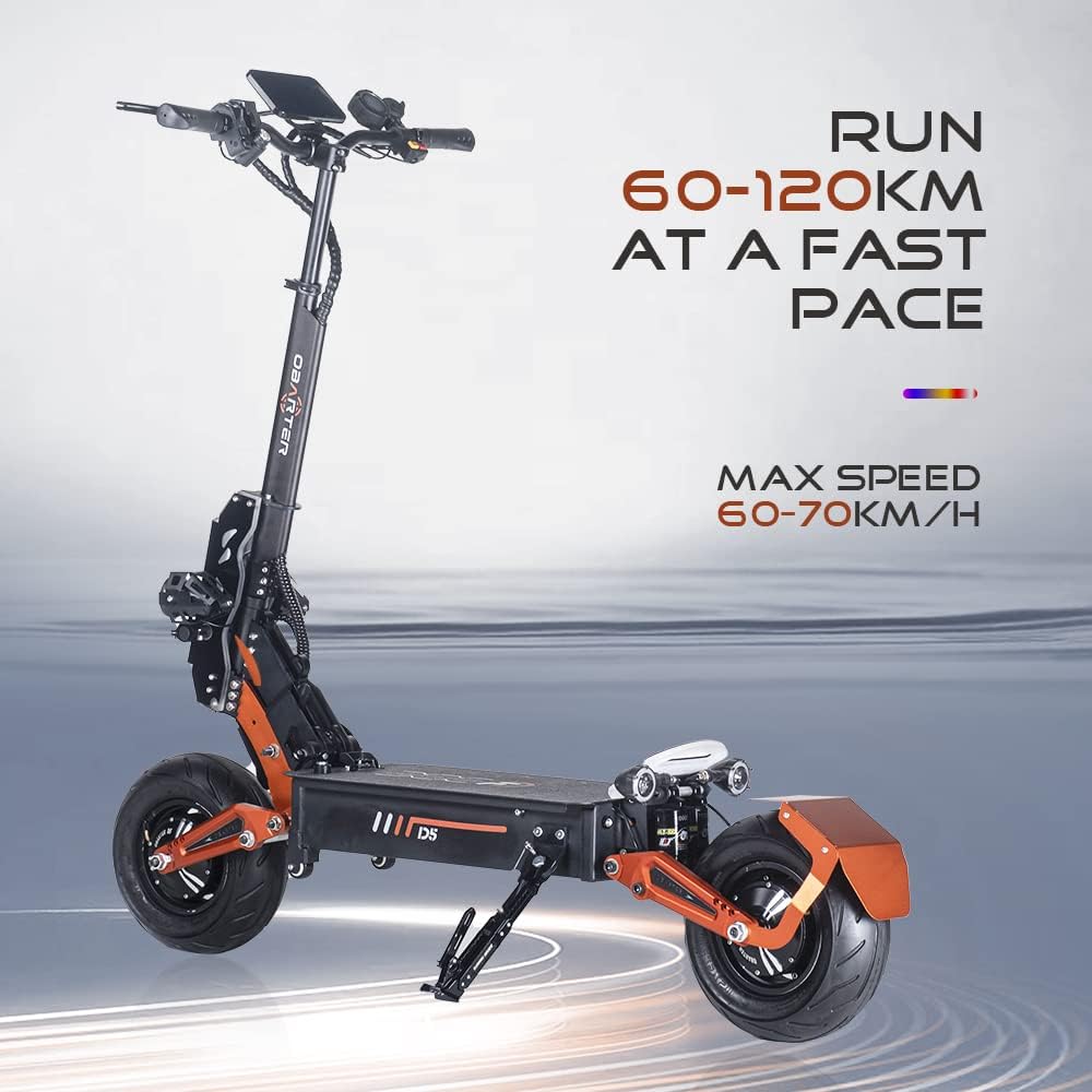 5000W Dual Motor 48V35AH 12 Inch Off-Road Electric Scooter R352644
