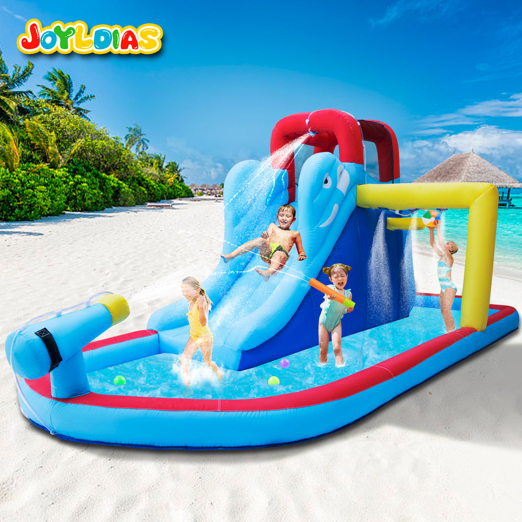 Kids Inflatable Water Slide Bouncer Castle with Splash Pool U334