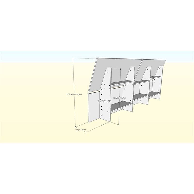 Natural Maple White Queen Size Bedroom Set R759245