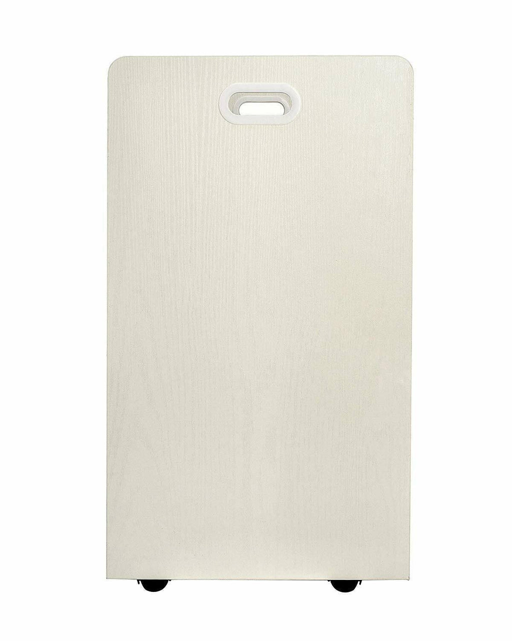 White Mobile Rolling Wood Blueprint Roll File Organizer L699