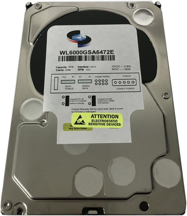 6TB 7200RPM 64MB Cache SATA 6.0Gb/s 3.5 Hard Drive R4999