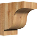 6x22W x 10x22D x 10x22H Rough Sawn Corbel, Western Red Cedar U994667