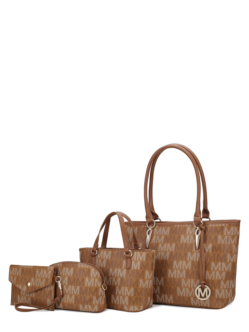 Tan 4-Piece Tote Set X854