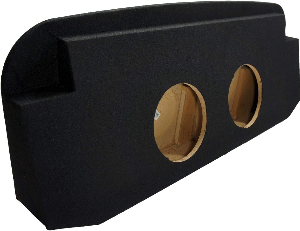 Dual 10 Subwoofer Behind Seat Sub Box Speaker Enclosure O803