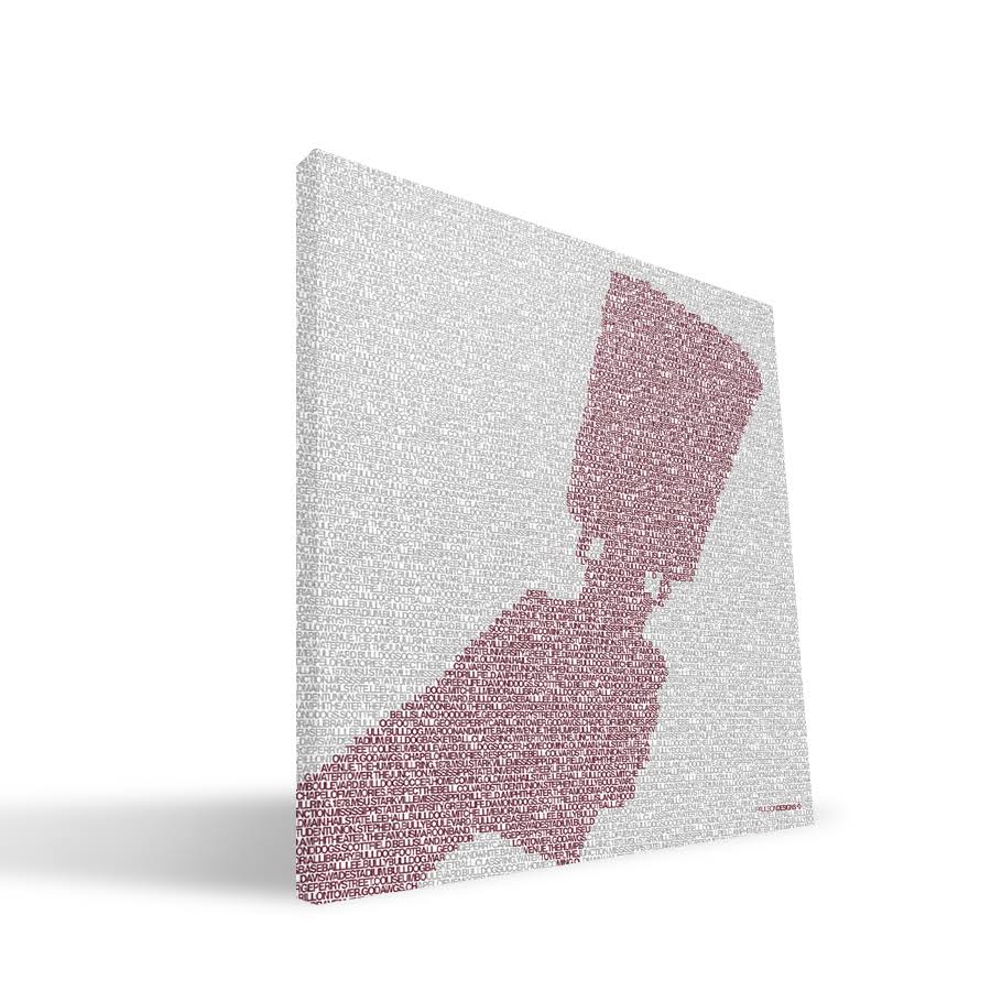 Mississippi State Bulldogs Canvas U280495
