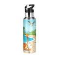 Stainless Steel Vacuum Insulated Water Bottle with Straw Lid 20 OZ S62081