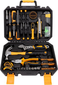 168 Piece Hand Tool Set with Plastic Toolbox Storage Case G28384