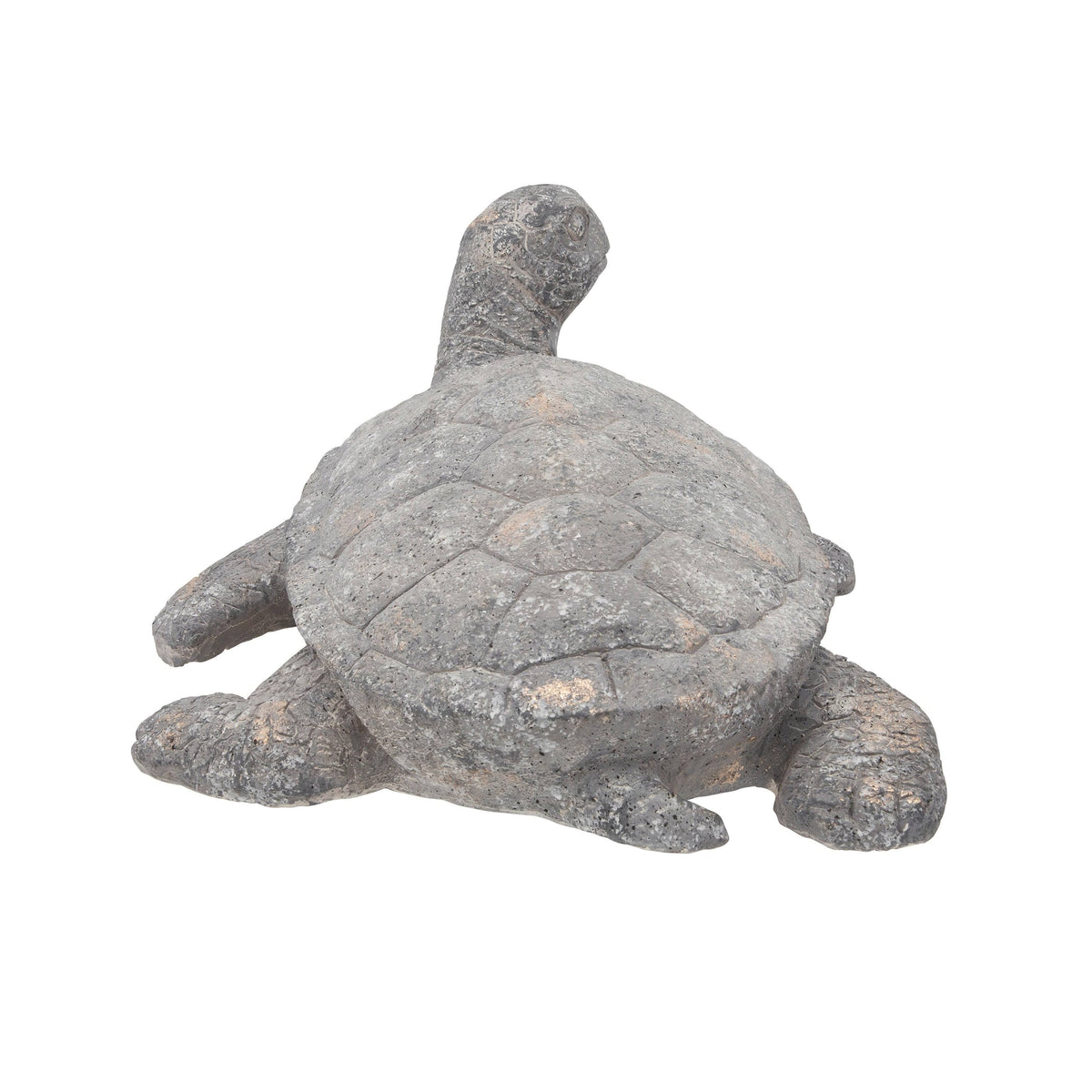Gray Resin Tortoise Deco O237