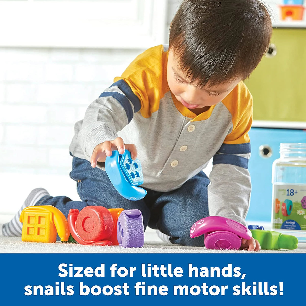 20 Pieces Shape Snails Educational Toys R780