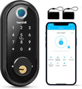 Smart Lock Fingerprint Deadbolt with Touchscreen Keypad, Bluetooth ekeys, Auto Lock Keyless Entry Door Lock X347152