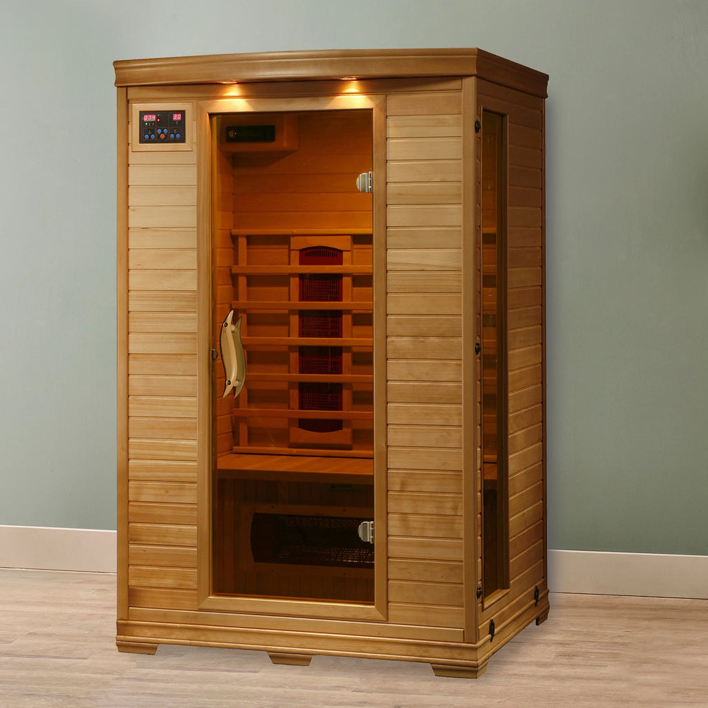 Hemlock Infrared Sauna with 5 Ceramic Heaters X78318