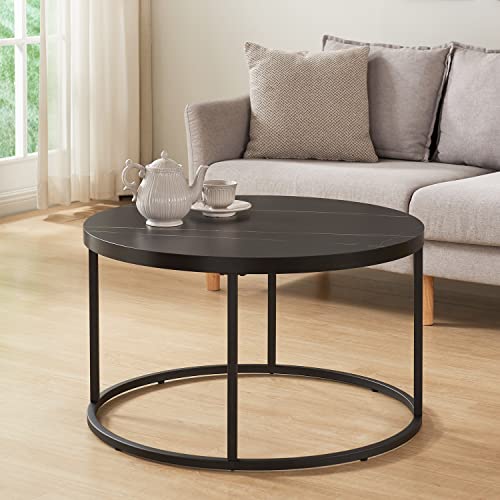 Natural Oak Round Coffee Table 31.5" L63928