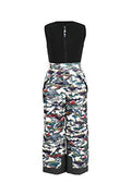 White Multi Camo Bib Overalls W526131