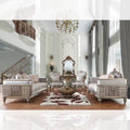 Bronze Finish Sofa Set 3Pcs B716