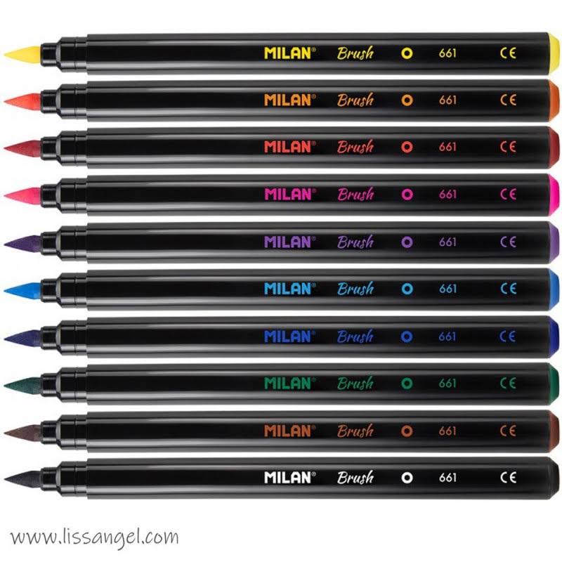 Brush Tip Fibrepens - Pack 10 Units Z769717