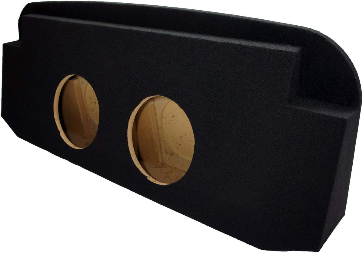 Dual 10 Subwoofer Behind Seat Sub Box Speaker Enclosure O803