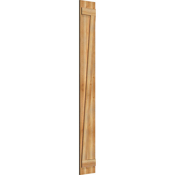 Rough Sawn Western Red Cedar Board-n-Batten Shutters Q686
