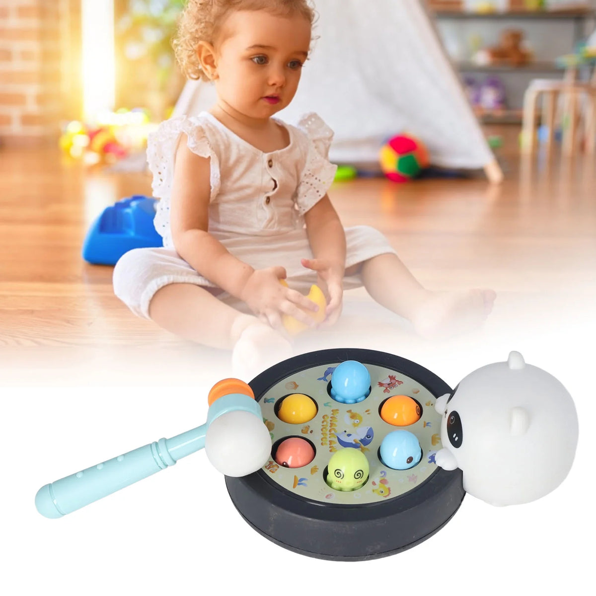 Sensory Music Pounding Toy with Hammer E328