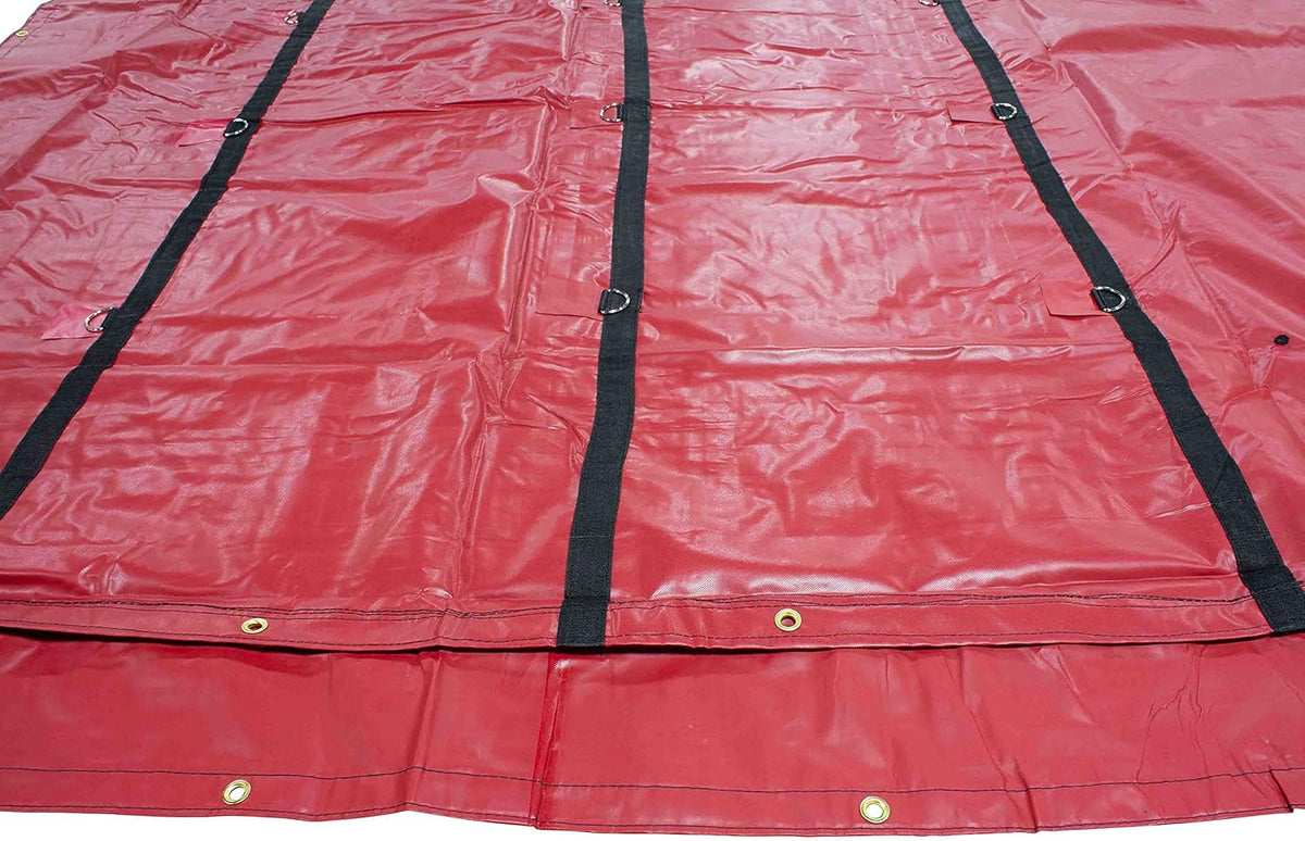 Black Heavy Duty 18oz Lumber Tarp 20x27 (6' Drop) M22012