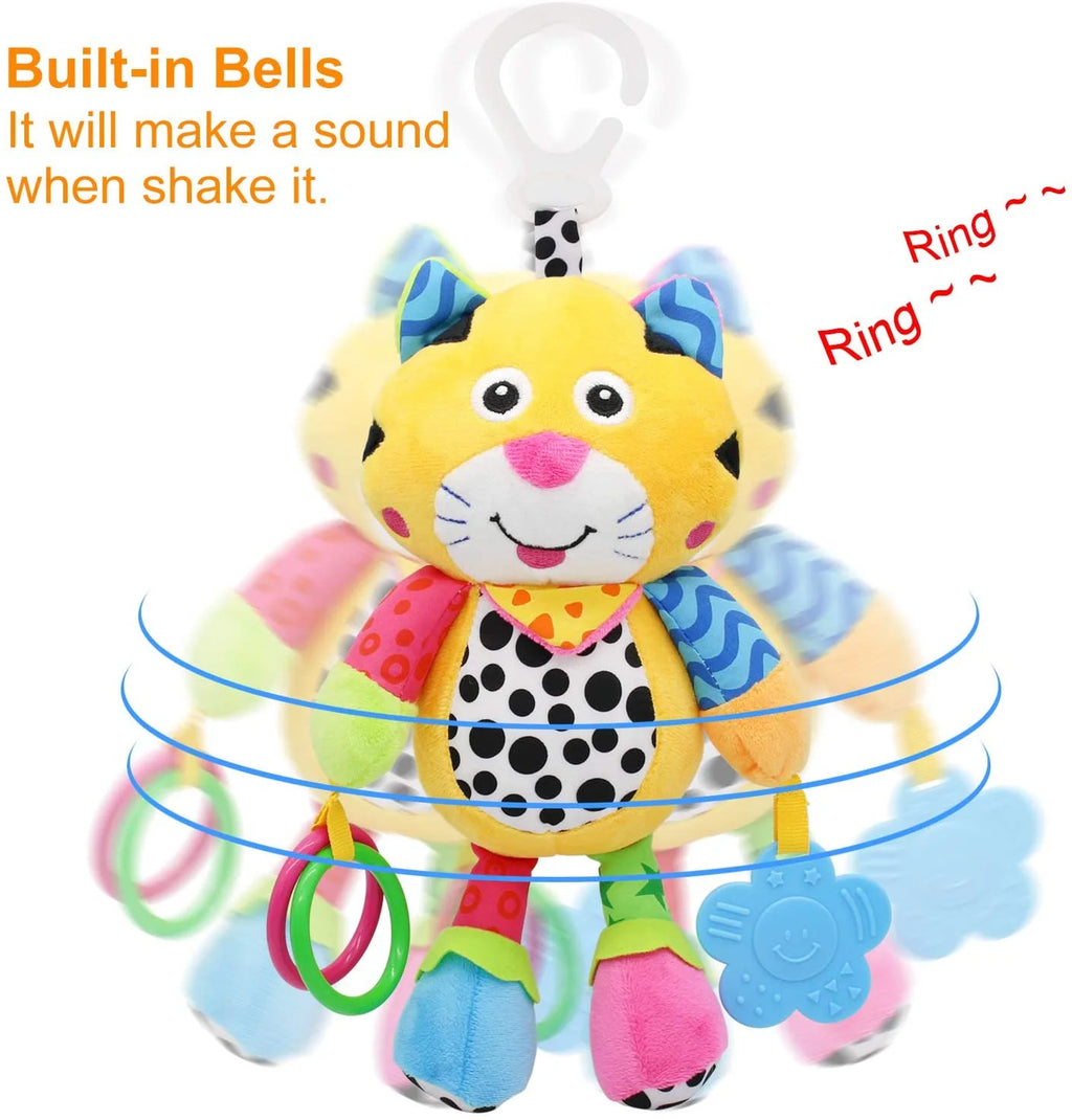 Tiger Baby Car Seat Toys with 24 Music and Teether Y739