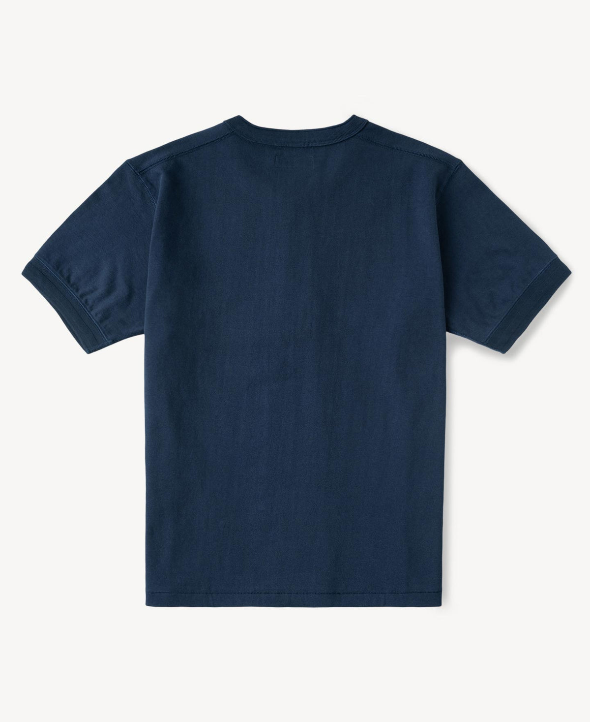 Heavyweight Cotton Tubular Short-Sleeve Henley Shirt