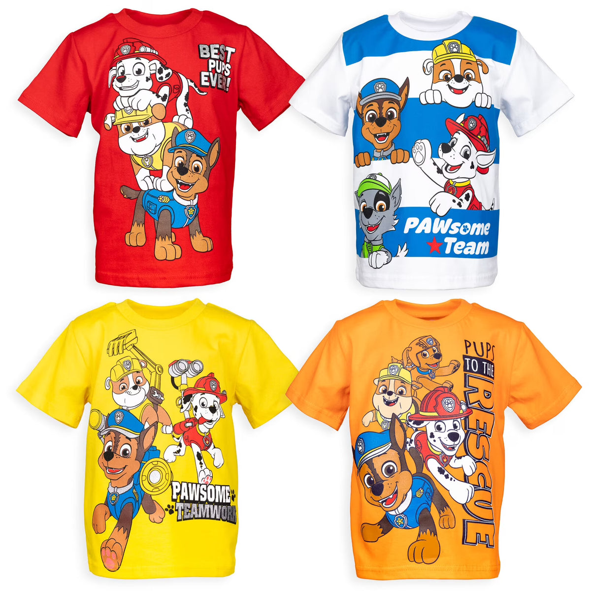4 Pack Toddler Boys T-Shirts H40118
