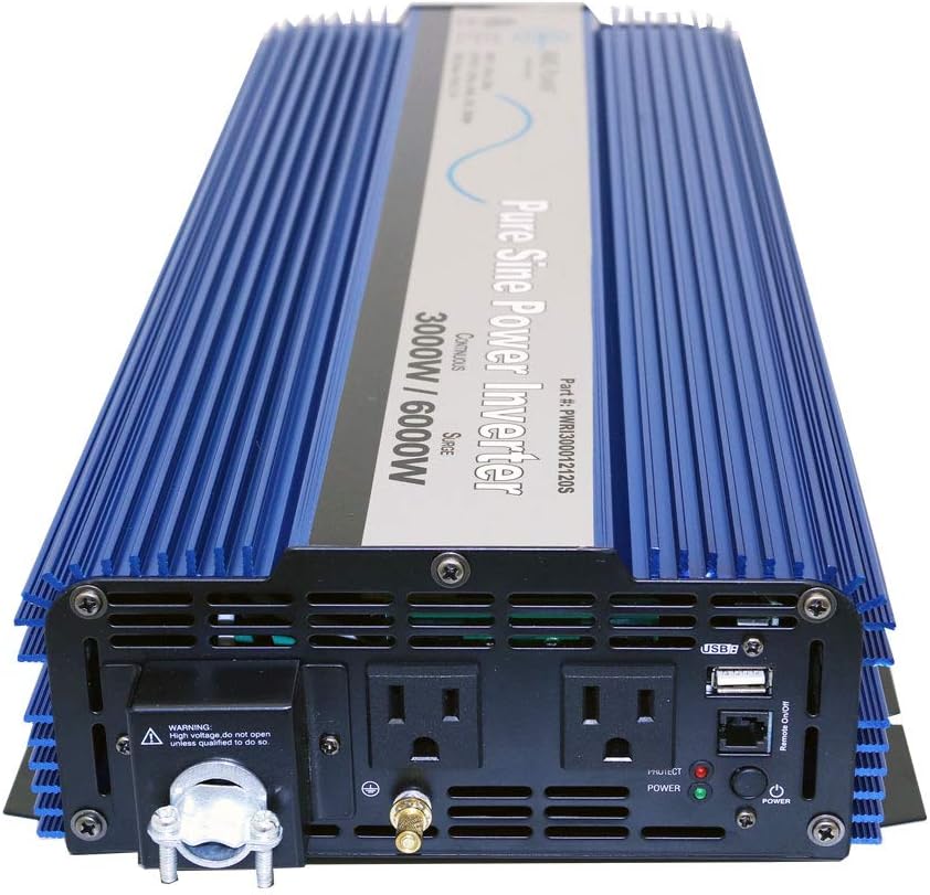 1500 Watt Pure Sine Power Inverter with USB Port U3440