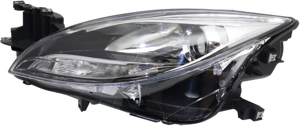 Headlight Assembly Passenger Side Black Housing P953