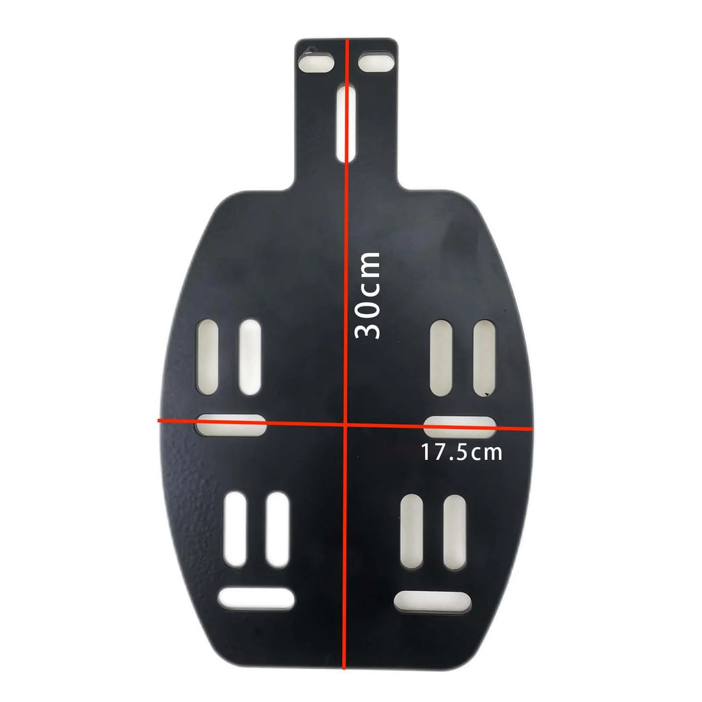 Motorbike Rear Tail Box Carrier Detachable Rainproof Frame H221419