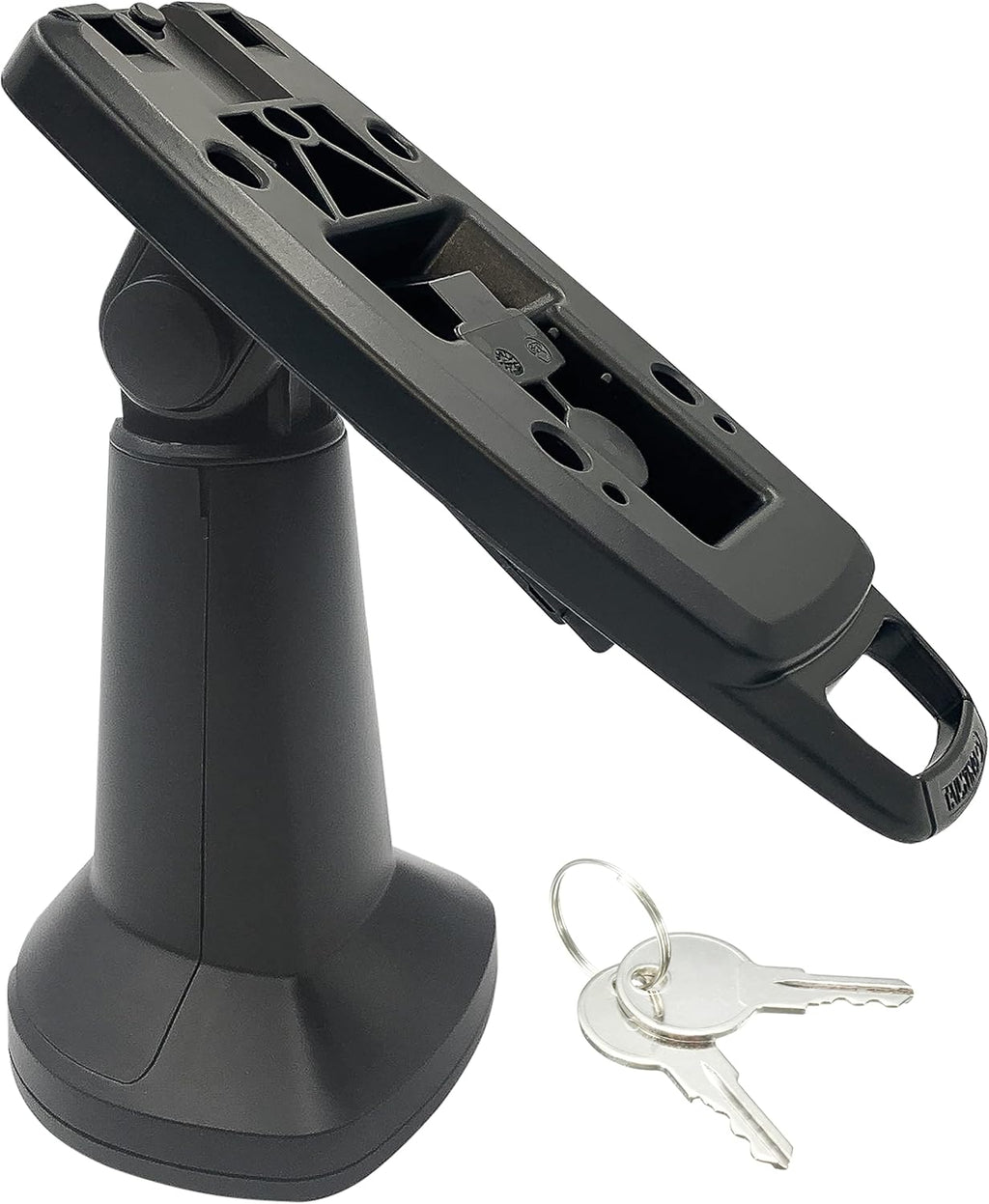 Black Latch and Key Lock Pole Mount Terminal Stand D73466