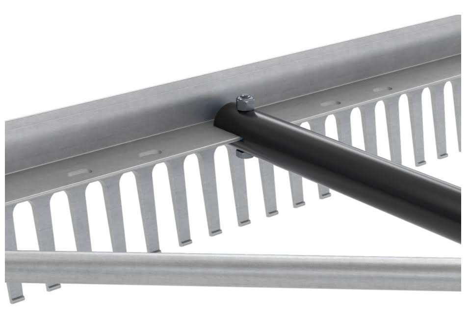 24 in. Aluminum Handle Landscape Rake X2852
