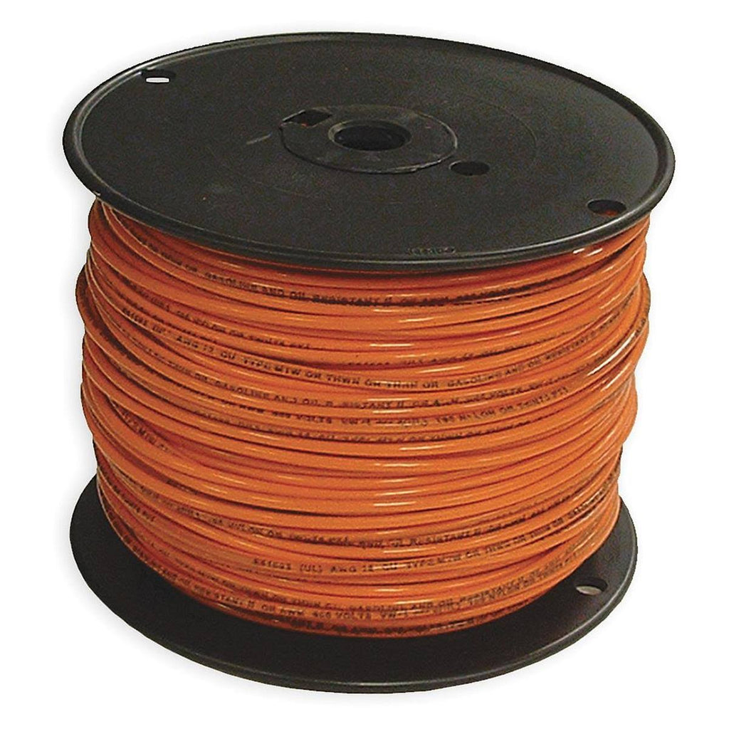 THHN Building Wire, 12 AWG, Orange, 500ft W643389