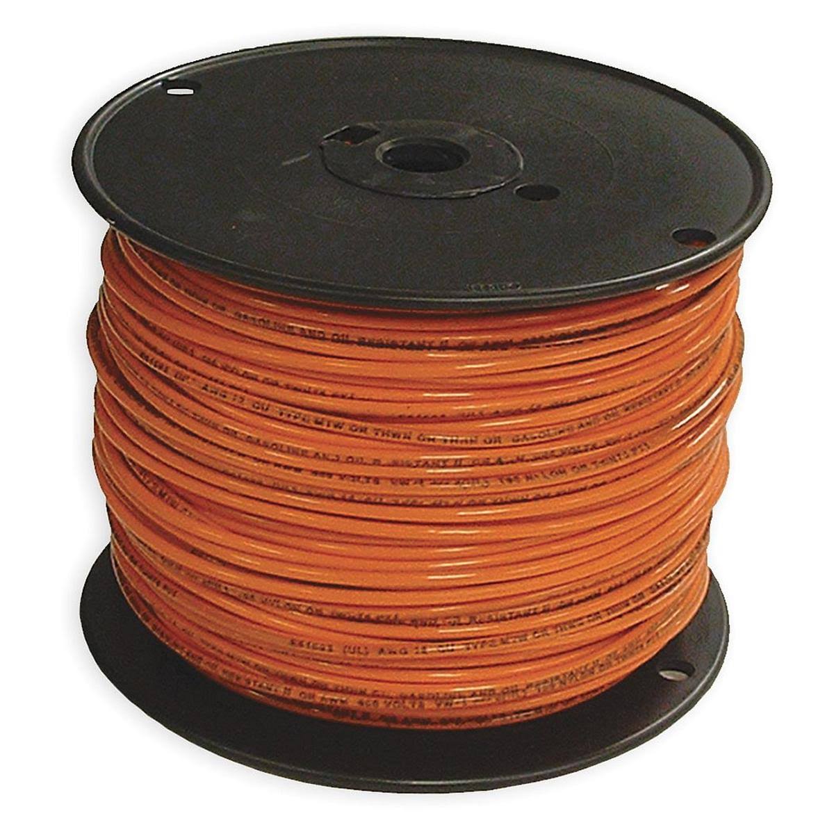 THHN Building Wire, 12 AWG, Orange, 500ft W643389