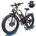 26" Fat Tire Electric Mountain Bike with Removable Battery X622653