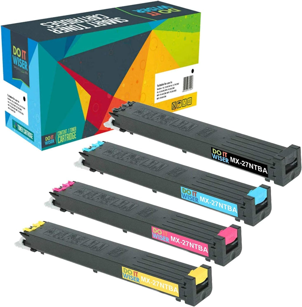 Compatible Printer Toner Cartridge Replacement for Sharp MX-2300n, MX-2700n, MX-3500n, MX-3501, MX-4501 (4-Pack) F3256