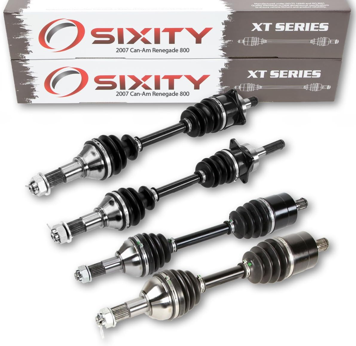 2007 Front Rear Left Right Axles XT Four Driver Passenger EFI Complete Side C75500