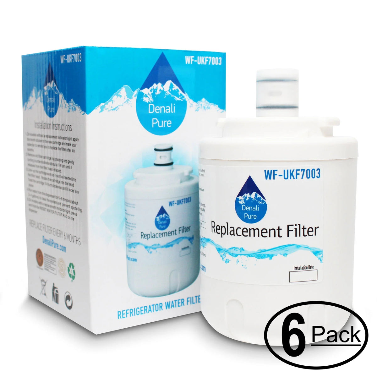 6-Pack Replacement Water Filter Cartridge R914032