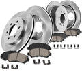 6 Lug Brake Rotors and Brake Pads with Clips G444127