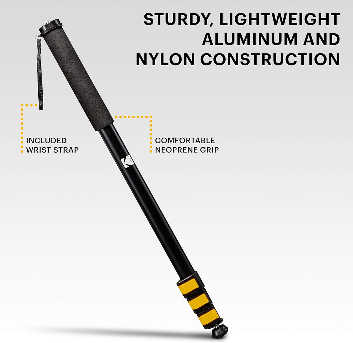 72” Lightweight Aluminum Monopod with Smartphone Adapter V180
