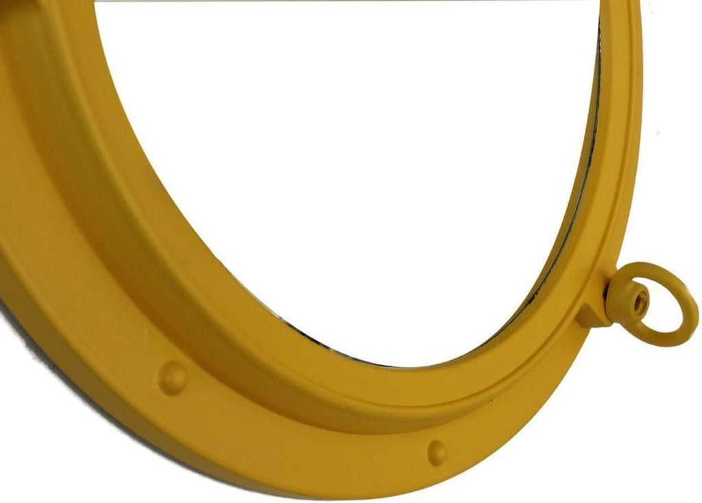 Yellow Ship Porthole Window 15 Wall Decoration Pack of 2 B934