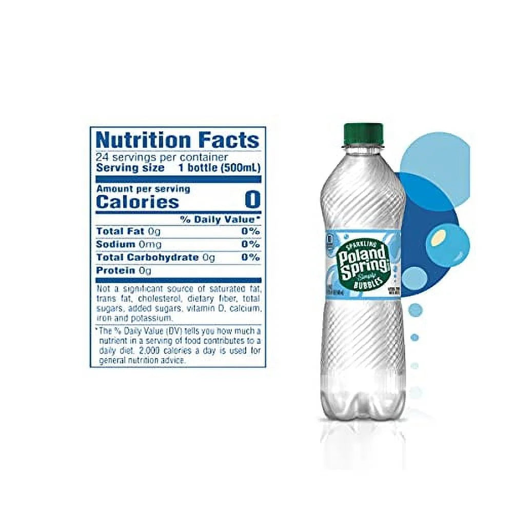 Sparkling Water 24 pk, 0.5 lt C697290