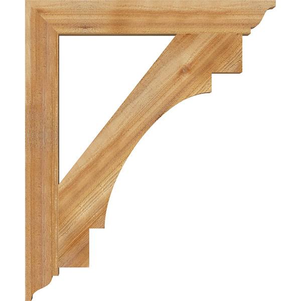 4x22W x 30x22D x 36x22H Traditional Rough Sawn Bracket, Western Red Cedar H6865