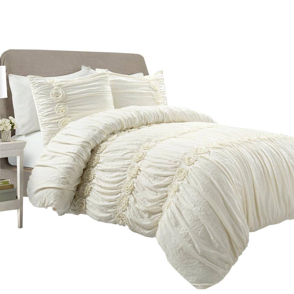 Ivory King Comforter Set J175