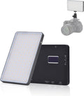 Portable Rechargeable LED Video Light Panel with LCD Display, Pack of 2 F46403