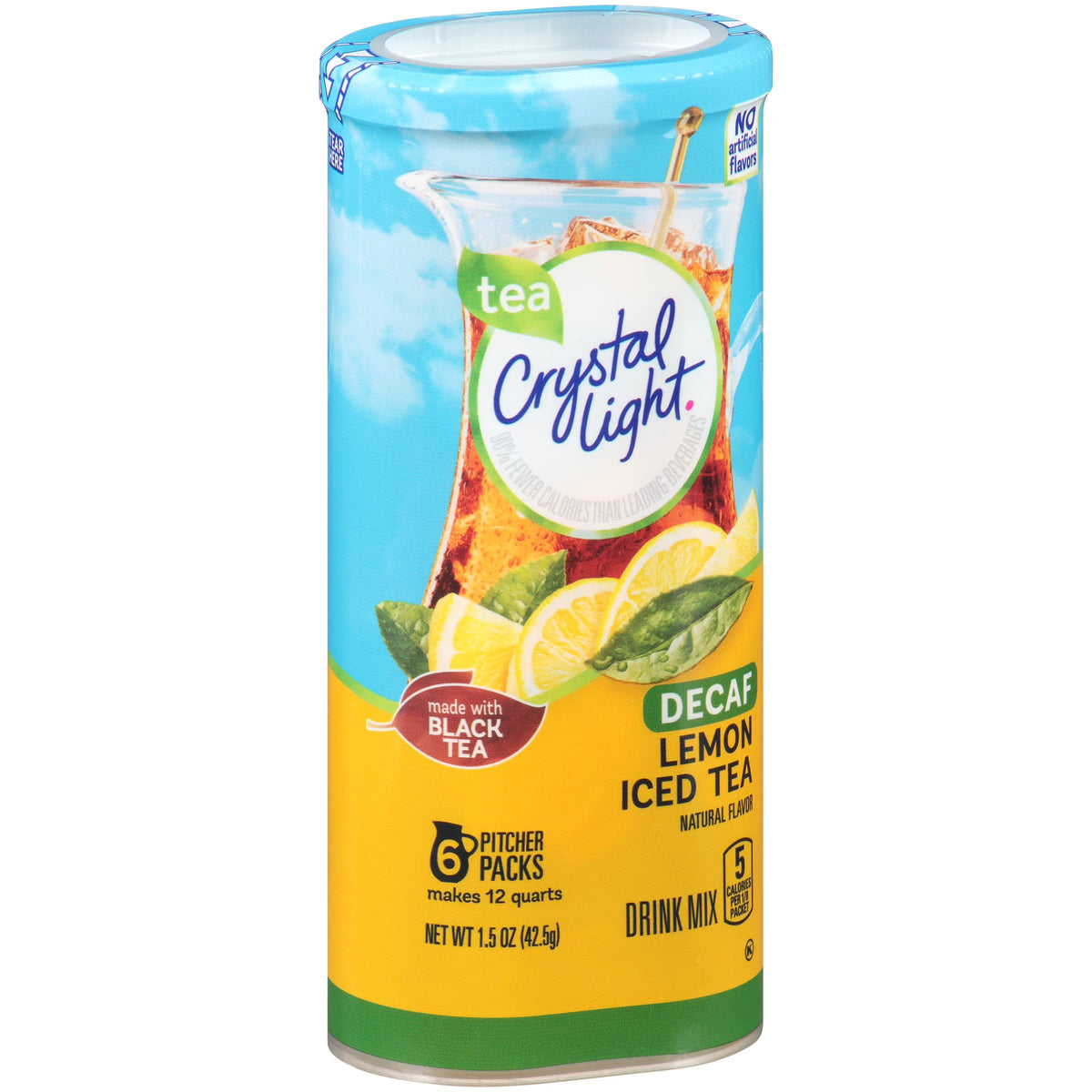 Decaf Iced Tea Drink Mix, 12-Quart Canister (Pack Of 6) M38653