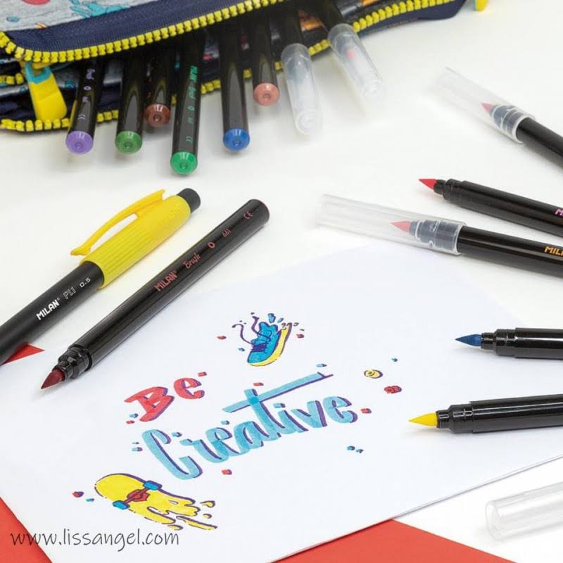 Brush Tip Fibrepens - Pack 10 Units Z769717