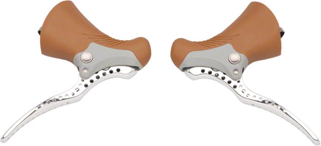 Retro Brake Lever Set Silver E671411