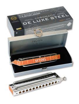 Chromatic Deluxe Steel Solo Harmonica Low F I62372